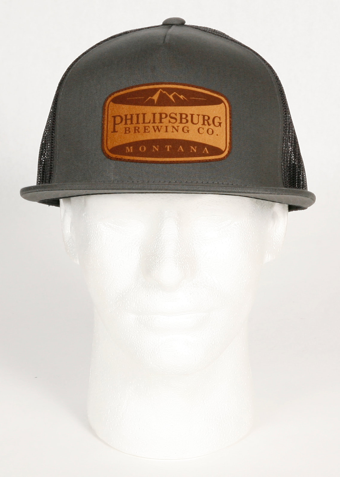 Philipsburg Brewing Company Suede with Trucker Patch Flexfit