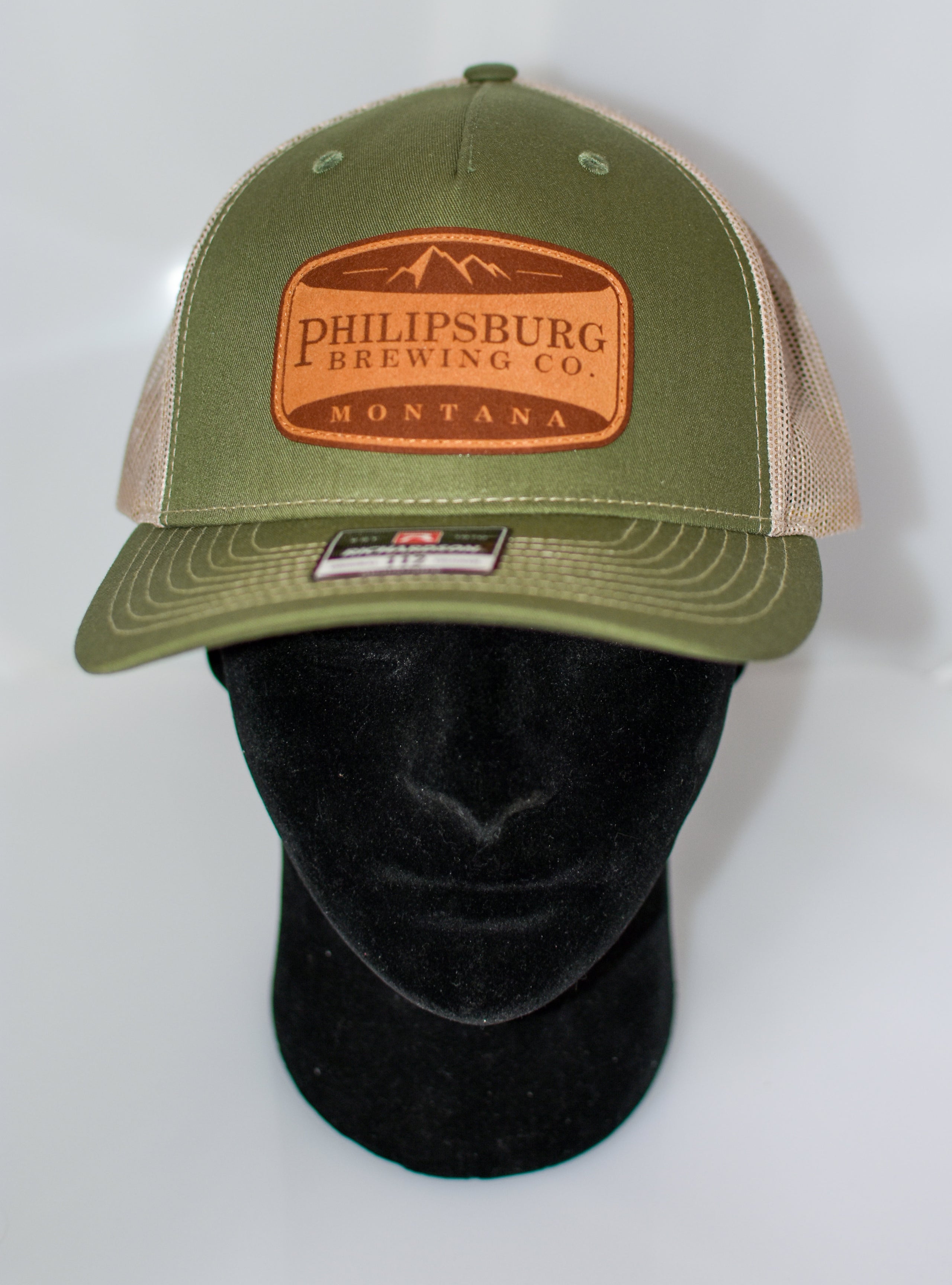 Philipsburg Brewing Flexfit Trucker Suede with Patch Company